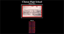Desktop Screenshot of clintonhs.org